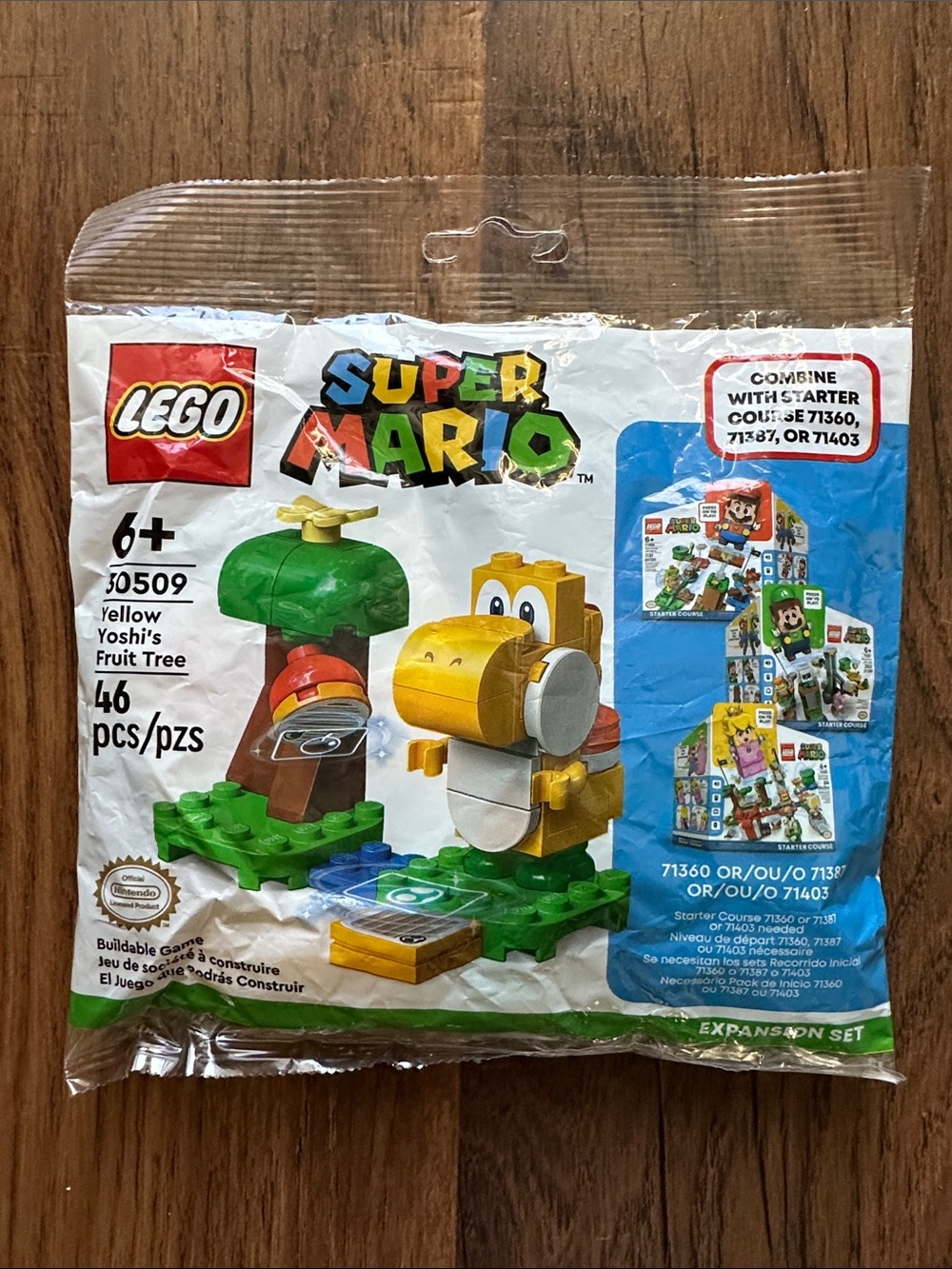 LEGO Super Mario Yellow Yoshi’s Fruit Tree Expansion Set